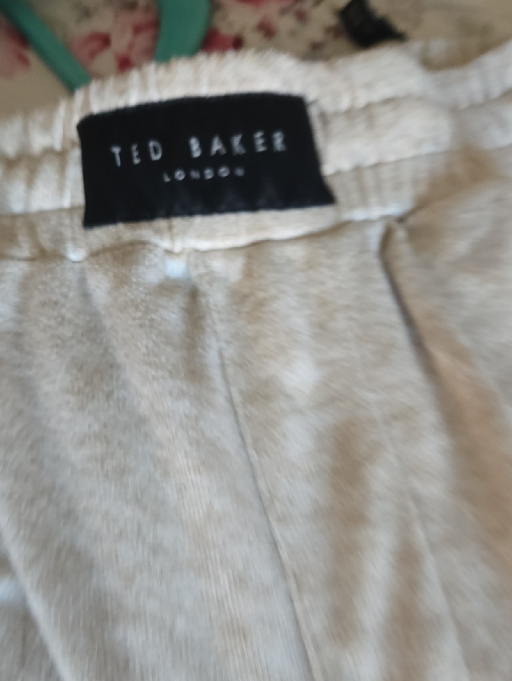 Ted Baker Kids Cream Corduroy Joggers